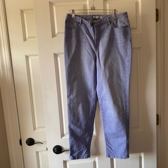 Chico's Denim - Chico's - Platinum Jeans - Light Purple - Size 10/M (Chico's 1.5)